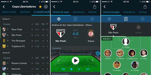 Top 5 aplicativos para acompanhar jogos de futebol